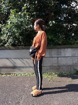 「アイテム（ヘアゴム）」を使った、MK☆さん（レディース・149cm）の秋コーディネート