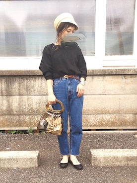 「BEAMS（ビームス）のアイテム（財布）」を使った、MK☆さん（レディース・149cm）の春コーディネート