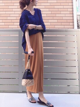 「アイテム（ピアス（両耳用））」を使った、hononさん（レディース・165cm・30代）の夏コーディネート