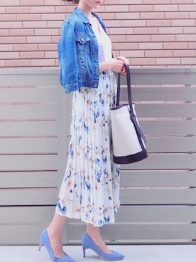 「アイテム（ピアス（両耳用））」を使った、hononさん（レディース・165cm・30代）の春コーディネート