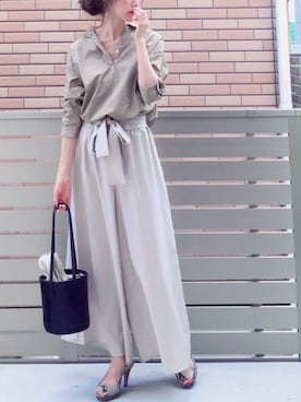 hononさん（レディース・165cm）の夏コーディネート