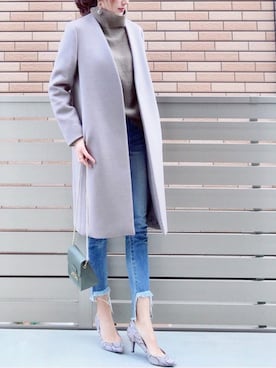 hononさん（レディース・165cm）の冬コーディネート