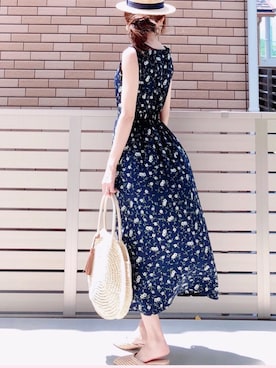 「STUDIOUS SELECT（ステュディオスセレクト）のアイテム（バッグ）」を使った、hononさん（レディース・165cm）の春コーディネート