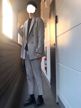 みったんさん（メンズ・187cm）の夏コーディネート