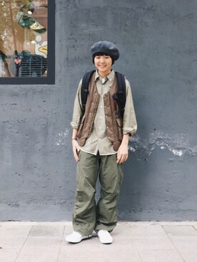 「RFW（アールエフダブル）のアイテム」を使った、Azureさん（メンズ・163cm）の春コーディネート