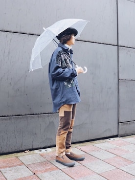 「RFW（アールエフダブル）のアイテム」を使った、Azureさん（メンズ・163cm）の冬コーディネート