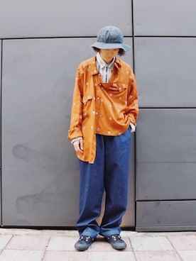 「RFW（アールエフダブル）のアイテム」を使った、Azureさん（メンズ・163cm）の春コーディネート