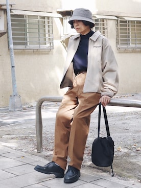 「EVCON」｜Azureさん（レディース・164cm）の冬コーディネート