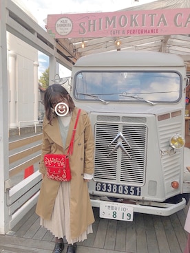「NANO universe（ナノユニバース）のアイテム（トレンチコート）」を使った、mizuhoさん（レディース・156cm）の春コーディネート