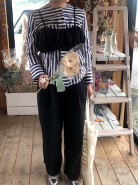 「MIYAO（ミヤオ）のアイテム」を使った、しとざわさん（レディース・158cm）の秋コーディネート