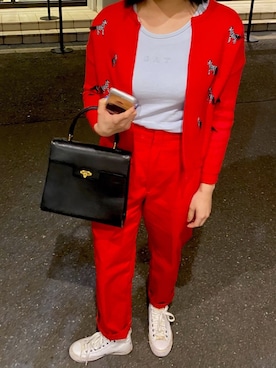 しとざわさん（レディース・158cm）の秋コーディネート