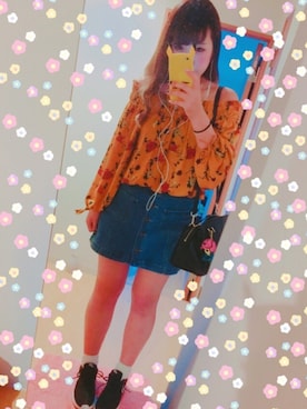 「FOREVER 21」｜「アイテム（雑貨/ホビー）」を使った、cham!!さん（レディース・165cm）の秋コーディネート