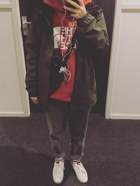 「PULL&BEAR（プルアンドベア）のアイテム（バッグ）」を使った、ニユさん（レディース・155cm）の秋コーディネート