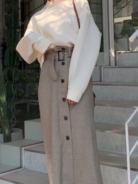 「秋のコーデ」｜「UNIQLO（ユニクロ）のアイテム（パーカー）」を使った、yuikoさん（レディース・160cm）の秋コーディネート