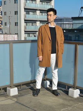 「RED WING（レッドウィング）のアイテム（その他シューズ）」を使った、uichi410さん（メンズ・177cm）の冬コーディネート