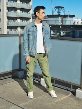 「ETERNAL（エターナル）のアイテム」を使った、uichi410さん（メンズ・177cm）の冬コーディネート
