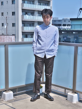 「RED WING（レッドウィング）のアイテム（その他シューズ）」を使った、uichi410さん（メンズ・177cm）の春コーディネート
