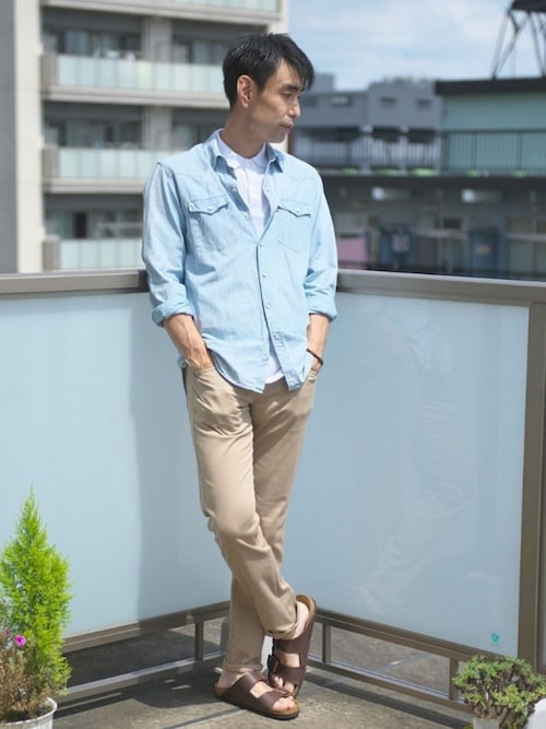 Uichi410 Birkenstockのサンダルを使ったコーディネート Wear
