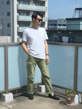 「ETERNAL（エターナル）のアイテム」を使った、uichi410さん（メンズ・177cm）の夏コーディネート