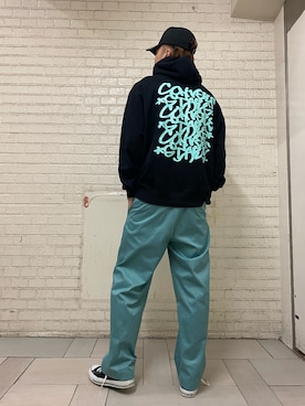 「CONVERSE STARS（コンバーススターズ）のアイテム」を使った、森　渉さん（メンズ・178cm）の夏コーディネート