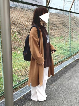 「SEVENDAYS=SUNDAY（セブンデイズサンデイ）のアイテム（スウェット）」を使った、riiさん（レディース・153cm）の冬コーディネート