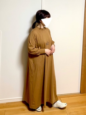 「LUCA/LADY LUCK LUCA（ルカ/レディラックルカ）のアイテム（ワンピース/ドレス）」を使った、riiさん（レディース・153cm）の冬コーディネート