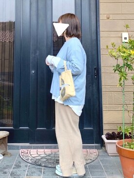 riiさん（レディース・153cm）の春コーディネート