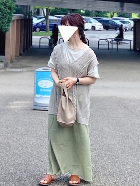 riiさん（レディース・153cm）の夏コーディネート