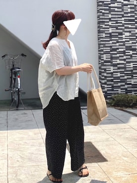 riiさん（レディース・153cm）の夏コーディネート