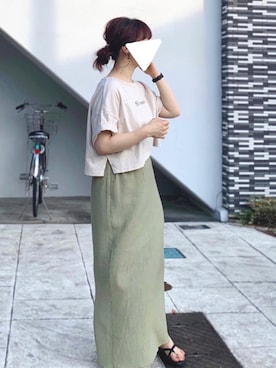 riiさん（レディース・153cm）の夏コーディネート