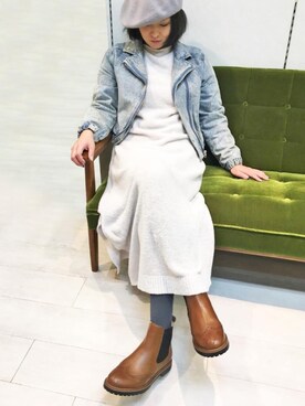 「ウィングチップ」｜つっち〜だよ。さん（レディース・153cm）の秋コーディネート