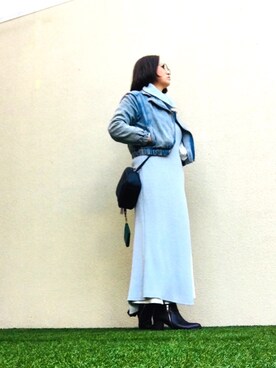 「enchanted（エンチャンテッド）のアイテム」を使った、つっち〜だよ。さん（レディース・153cm）の秋コーディネート