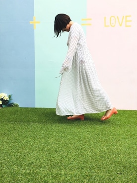 「enchanted（エンチャンテッド）のアイテム」を使った、つっち〜だよ。さん（レディース・153cm）の春コーディネート