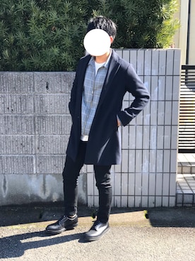 「RAGEBLUE（レイジブルー）のアイテム（その他アウター）」を使った、kazuさん（メンズ・174cm）の冬コーディネート