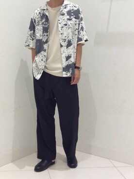 Takuya Matsunoさん（メンズ・171cm）の春コーディネート