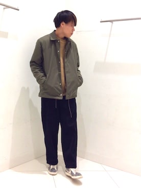 Takuya Matsunoさん（メンズ・171cm）の秋コーディネート