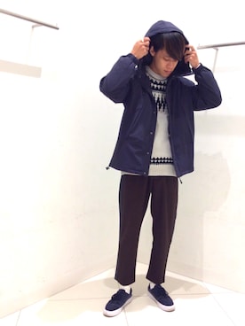 Takuya Matsunoさん（メンズ・171cm）の秋コーディネート