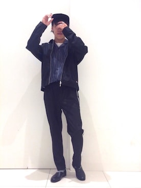 Takuya Matsunoさん(メンズ・171cm)の冬コーディネート