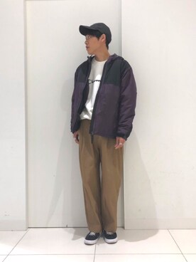 Takuya Matsunoさん（メンズ・171cm）の冬コーディネート