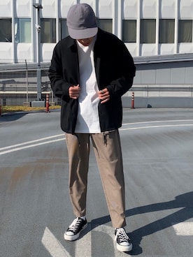 Takuya Matsunoさん(メンズ・171cm)の春コーディネート