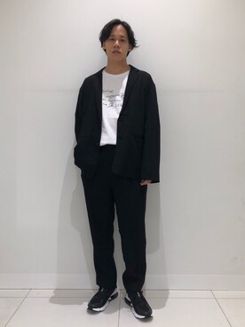 Takuya Matsunoさん（メンズ・170cm）の春コーディネート
