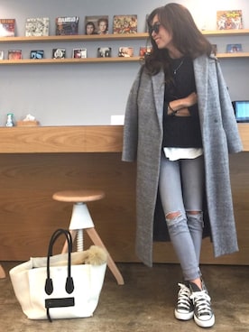Oo.hiro.oOさん（レディース・159cm）の冬コーディネート
