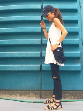 Oo.hiro.oOさん（レディース・159cm）の夏コーディネート