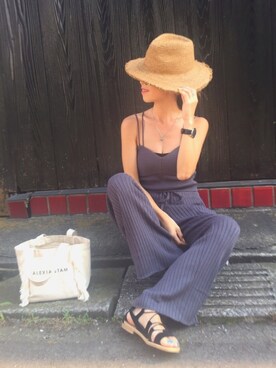 Oo.hiro.oOさん（レディース・159cm）の夏コーディネート