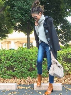 Oo.hiro.oOさん（レディース・159cm）の冬コーディネート