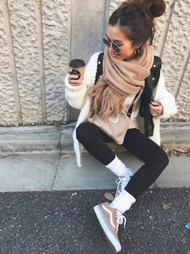 Oo.hiro.oOさん（レディース・159cm）の冬コーディネート