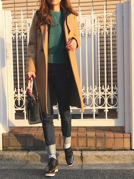 Oo.hiro.oOさん（レディース・159cm）の冬コーディネート