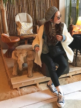 Oo.hiro.oOさん（レディース・159cm）の冬コーディネート