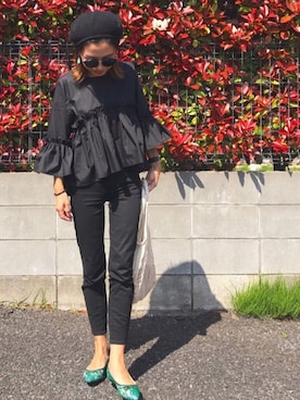 「HANILOOK（ハニルック）のアイテム」を使った、Oo.hiro.oOさん（レディース・159cm）の春コーディネート