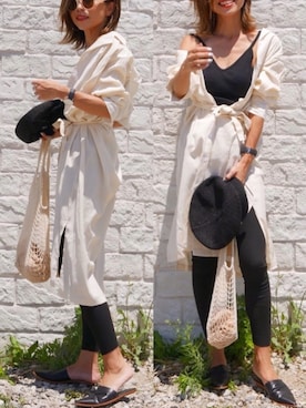 「HANILOOK（ハニルック）のアイテム」を使った、Oo.hiro.oOさん（レディース・159cm）の夏コーディネート